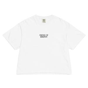 Friend Of Dorothy Embroidered Women’s Comfort Colors Heavyweight Boxy Tee | LGBTQIA+