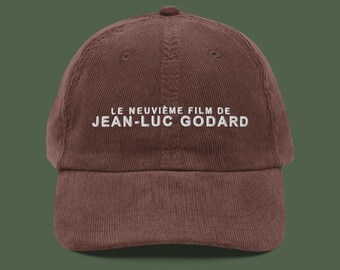 Jean-luc Godard Embroidered Corduroy Cap | Director Hat