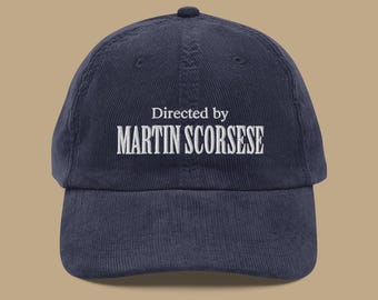Martin Scorsese Embroidered Corduroy Cap | Director Hat