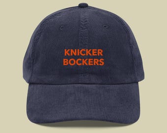 Knickerbockers Embroidered Corduroy Cap