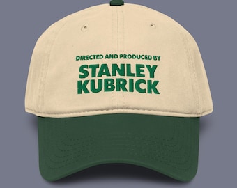 Cappellino da baseball / cappello da regista con ricamo Stanley Kubrick