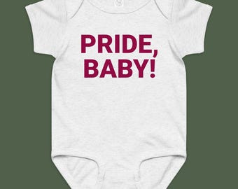 Pride, Baby! Onesie: LGBTQIA+ Baby Jersey Bodysuit