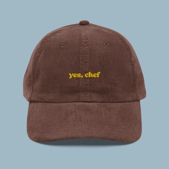 Yes, Chef Embroidered Corduroy Hat | Baseball Cap