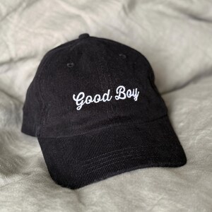 Good Boy Corduroy Hat | LGBTQIA+ Pride Baseball Cap | Queer Fashion