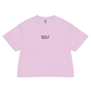 Friend Of Dorothy Embroidered Women’s Comfort Colors Heavyweight Boxy Tee | LGBTQIA+