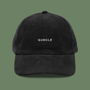 Guncle bestickter Cord-Hut