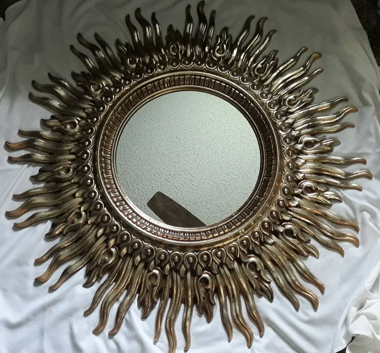 フランス製 サンバースト ミラー アンティーク sunburst mirror フランスアンティークインテリア サンバーストミラー ヴィンテージ