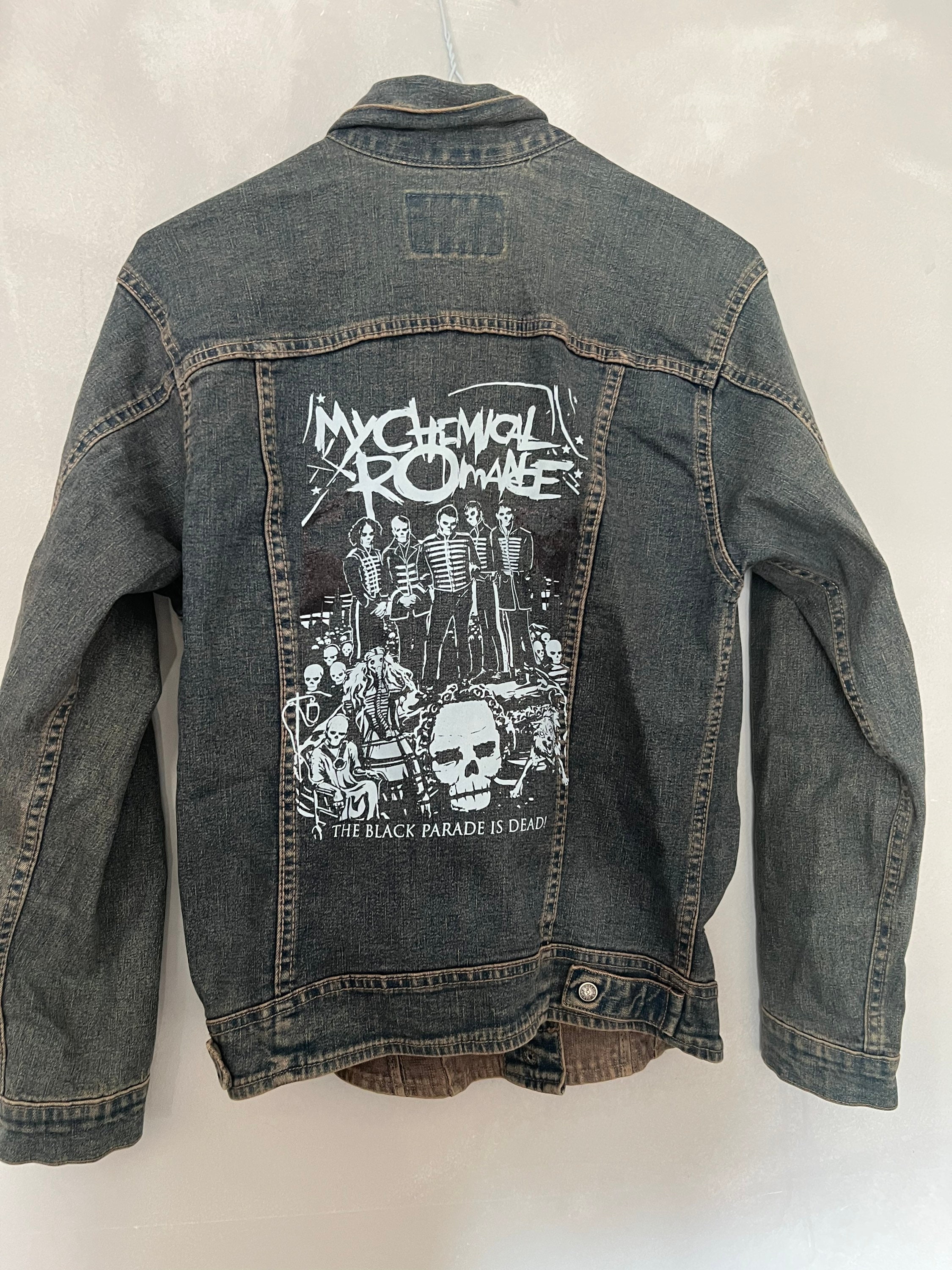 1980s Retro Vintage MY Chemical Romance Print Denim Jacket. - Etsy