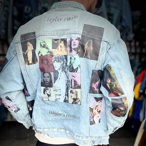 Taylor Swift Folklore Evermore the Eras Tour Denim Jacket Iron on Patch  Denim Sew on Patches for Jackets Denim Jacket Patch Swiftie Gift 