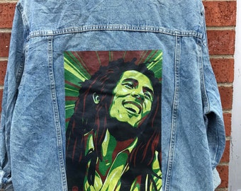 bob marley army jacket