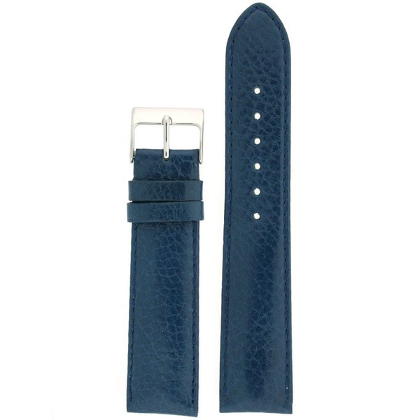 Watch Band Calfskin Leather Blue Comfort Lite Padded 12mm - 24mm