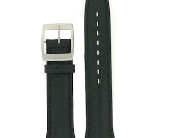 swatch irony leather strap