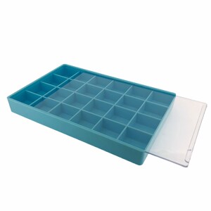 Small Clear Plastic 8 Compartment Storage Box With Lid for Beading, Sewing,  Jewellery and Other Small Items 