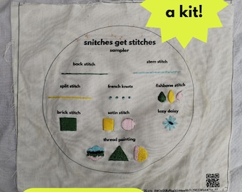 embroidery sampler kit