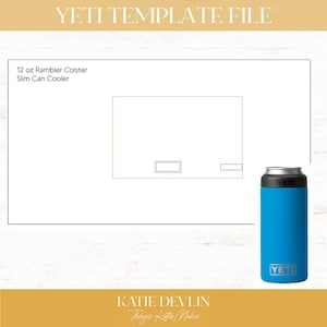 36 Unzen Yeti Rambler Full Wrap Vorlage SVG, Tumbler Laser Gravur Design Digitale Datei, fügen Sie Ihr Design hinzu, Yeti Marke Full Wrap SVG Vorlage