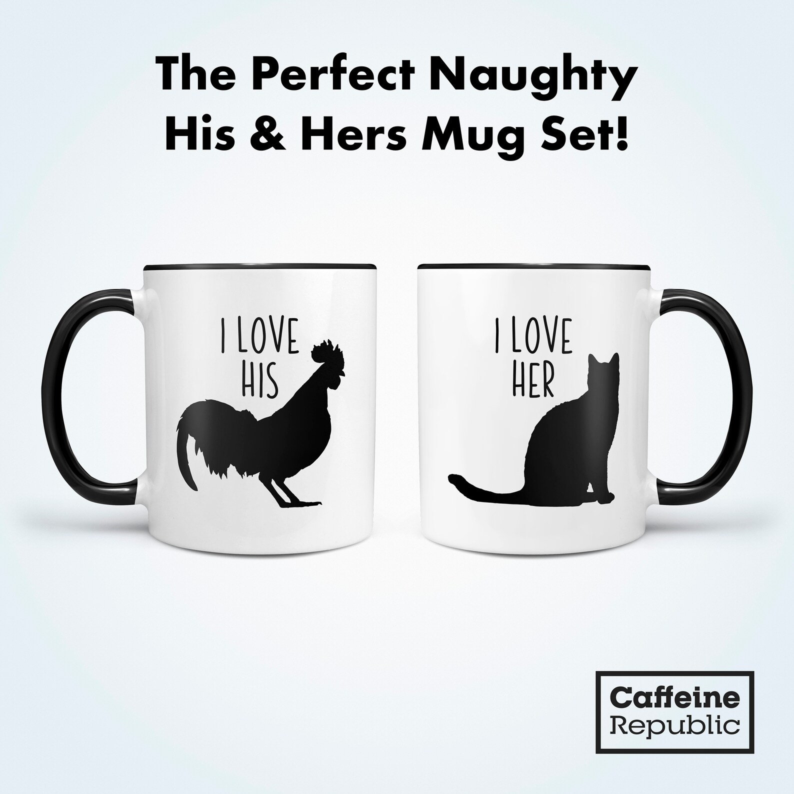His and Hers Mugs Sexy Gift for Him Couples Mugs Set Sexy Gift for Her