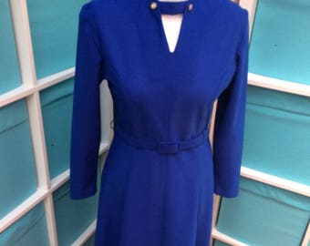 Vintage Laurie Denton 1970s dress - size 12