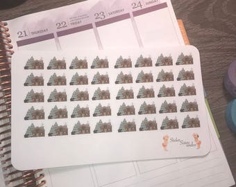 Cabin Stickers. Perfect for any planner!