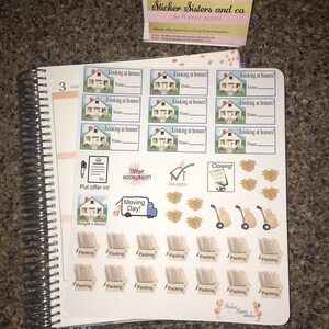 Een huissticker kopen. Perfect voor elke planner!
