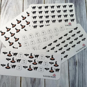Halloween date cover up stickers. Perfect for any planner!
