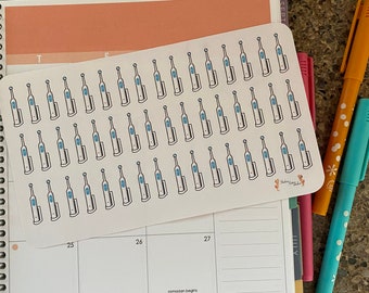Toothbrush Stickers. Perfect for any planner!