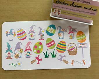 Gnome Holiday stickers. Perfect for any planner!