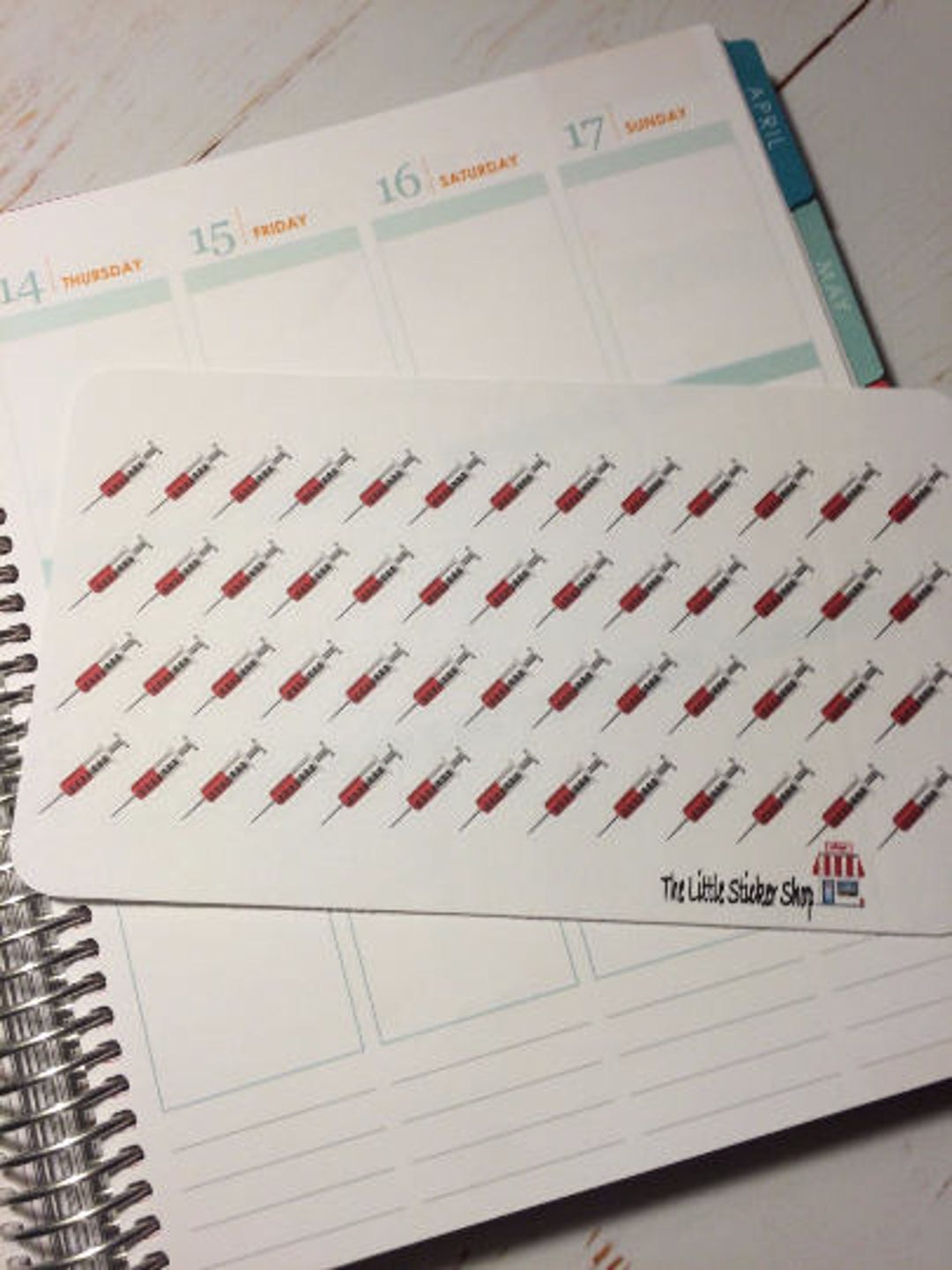 Syringe Stickers. Perfect for Any Planner! - Etsy