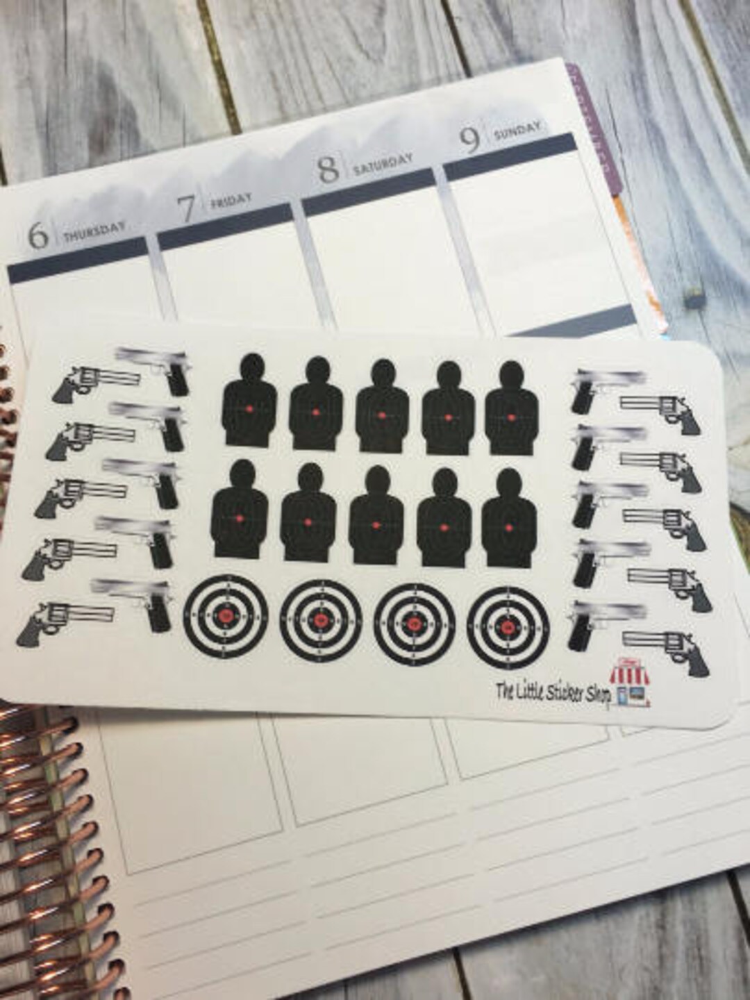 Gun Range Stickers. Perfect for Any Planner! - Etsy