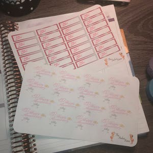 Anniversary Planner Stickers. Perfect for any planner!