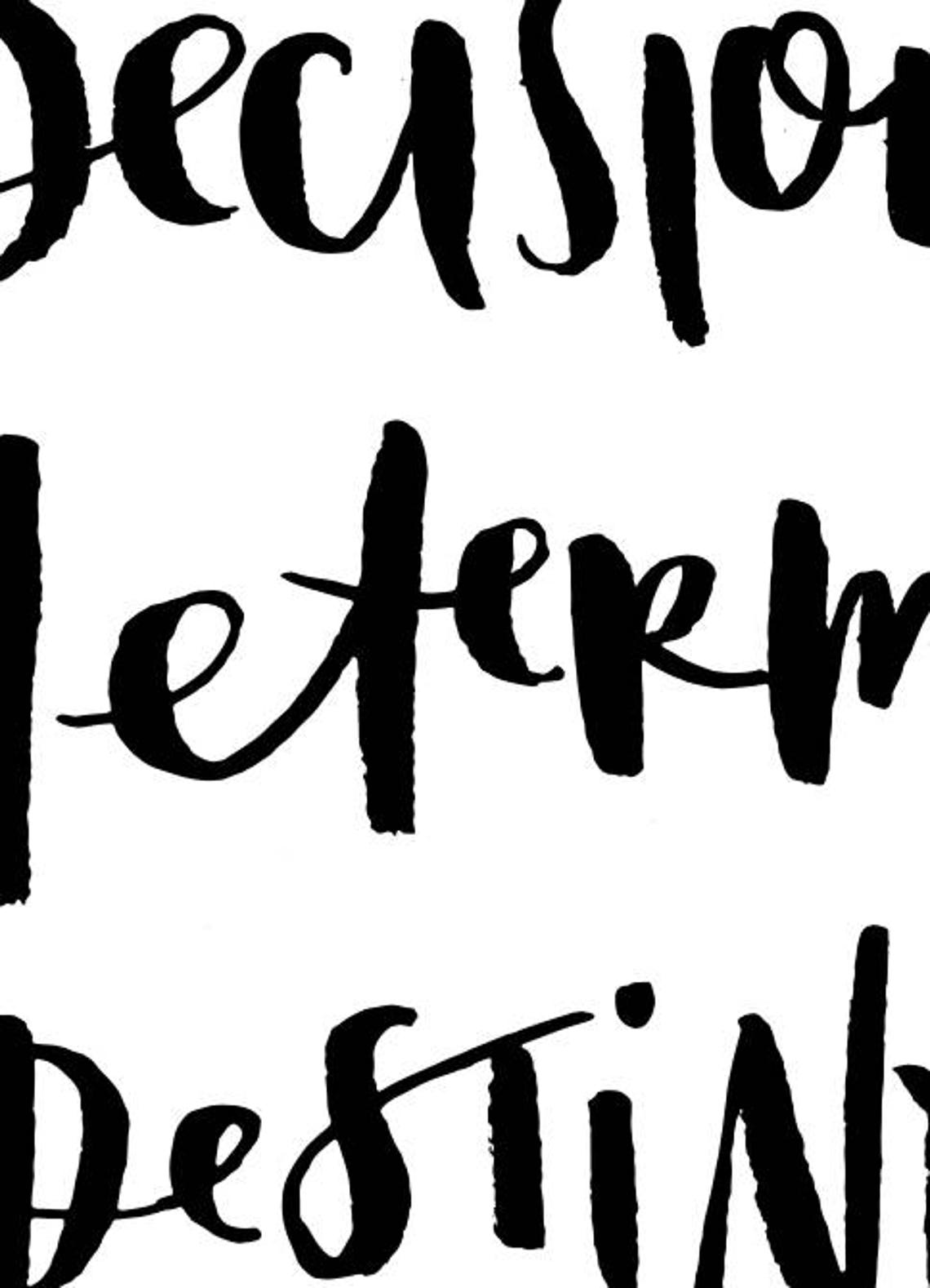 Decisions Determine Destiny - Etsy