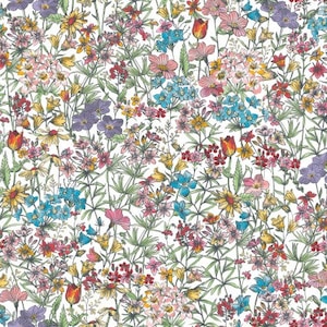Meadow Edge Border by Maywood Studio. Beautiful Flowers and - Etsy