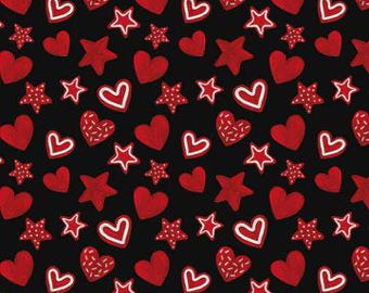 Penguin Party Let's Celebrate from Camelot Fabrics 49240404-02 Black