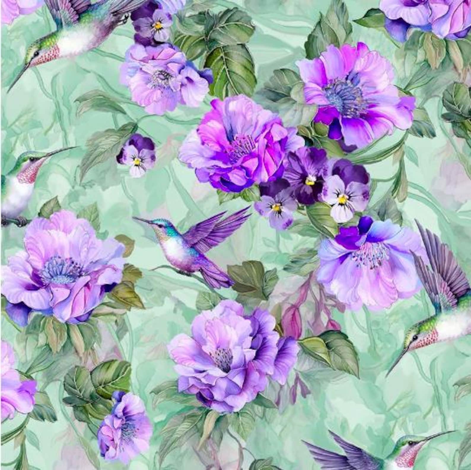 Garden Delight 11" Stripes Border From Timeless Treasures. FLEUR-CD3501 ...