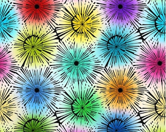 Colorful Bloom by Jason Yenter from In the Beginning Fabrics. 7COL-1