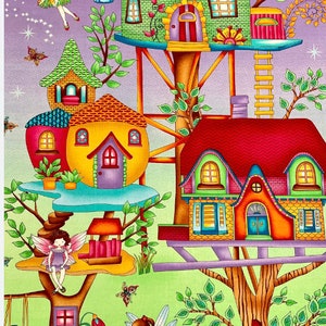Fairy Land Panel and coordinating fabric from Studio E. 4590P  24&quot; x 44&quot;