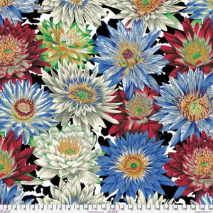 Tropical Water Lillies by Philip Jacobs for the Kaffe Fassett Collective from Free Spirit  PWPJ119.Contrast