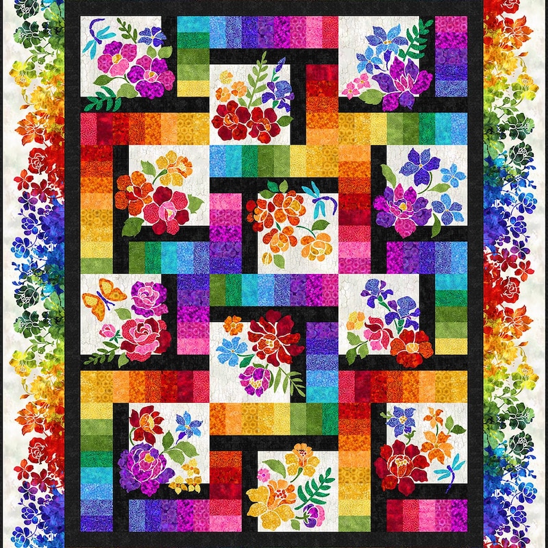 Garden Quilt Pattern Etsy