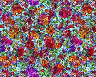Dear Clara Roses by Jason Yenter from In the Beginning Fabrics 6DCL 1 Multi