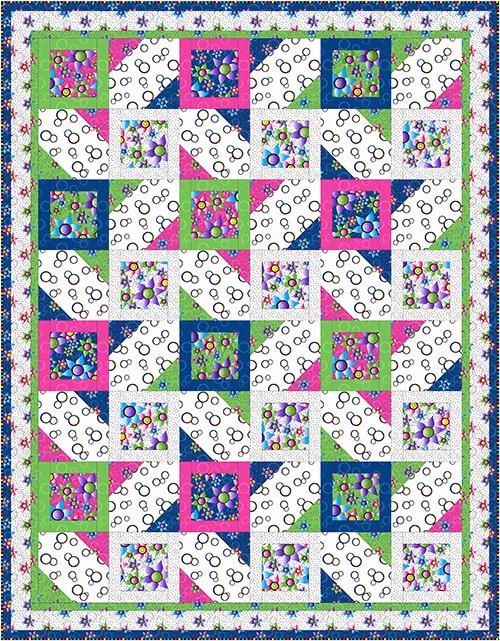 Flower Power Stripes and Dots From Blank Fabrics 2630-99 Black - Etsy