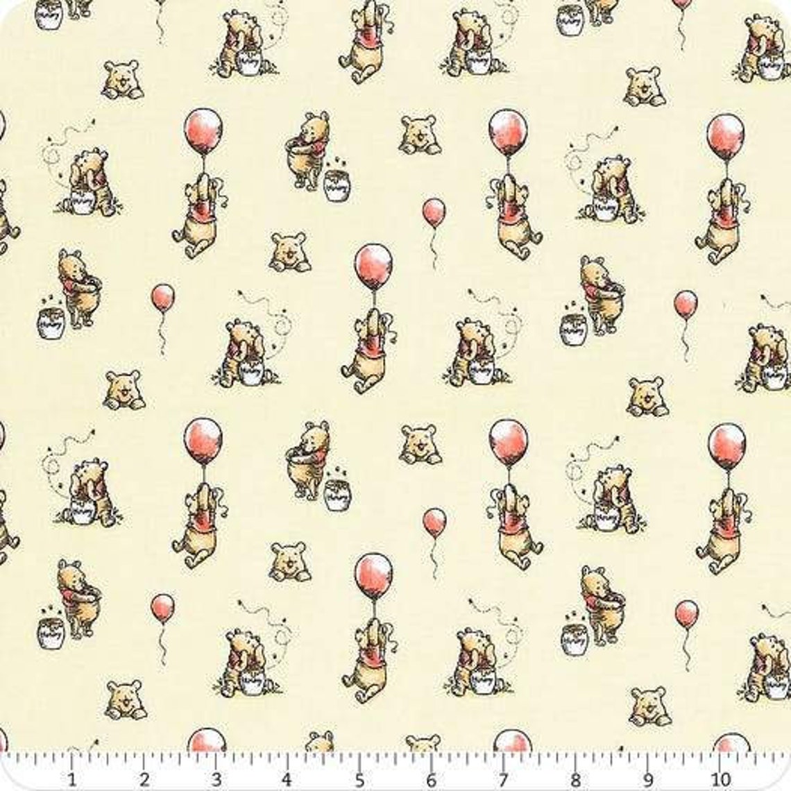Cute Winnie the Pooh fabric from Camelot Fabrics. Great for a Etsy