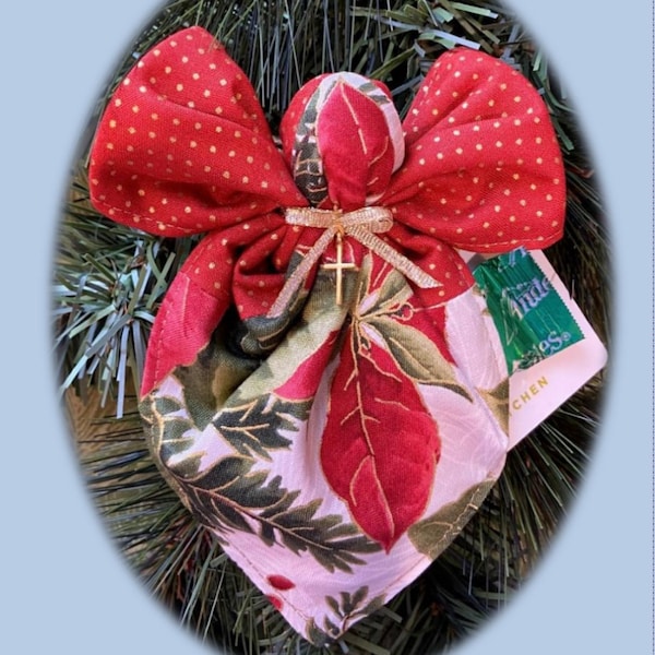 Pattern for a Charming Pocket Angel Ornament by J. Minnis Designs. JMD205