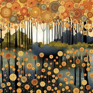 Crow-Mazing Border Trees by Jan Mott from Henry Glass fabrics 3445-38 Multi