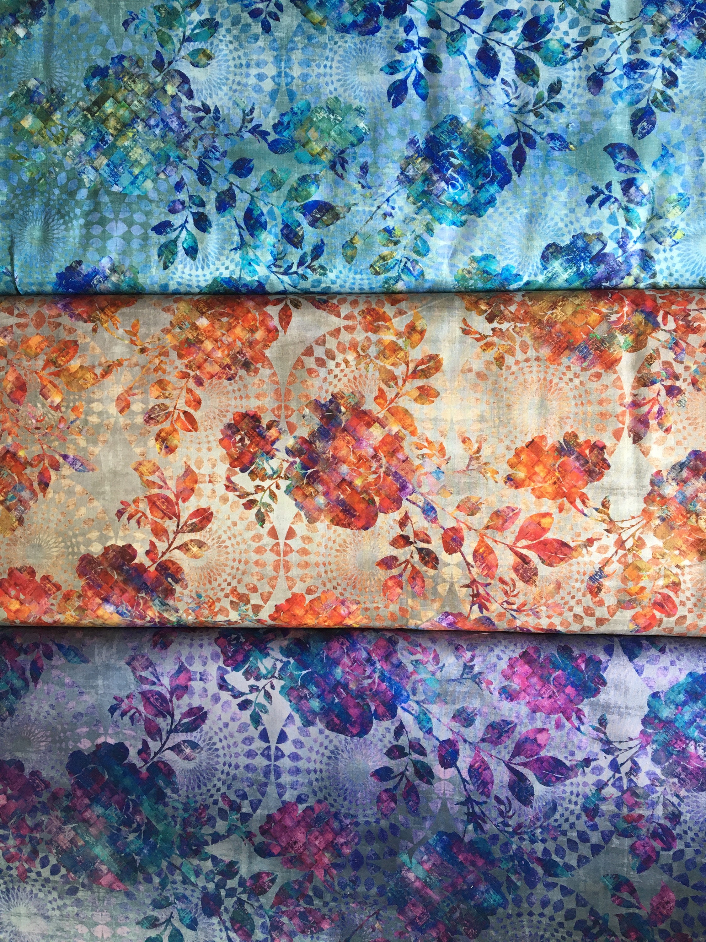 Halcyon Roses by Jason Yenter for in the Beginning Fabrics