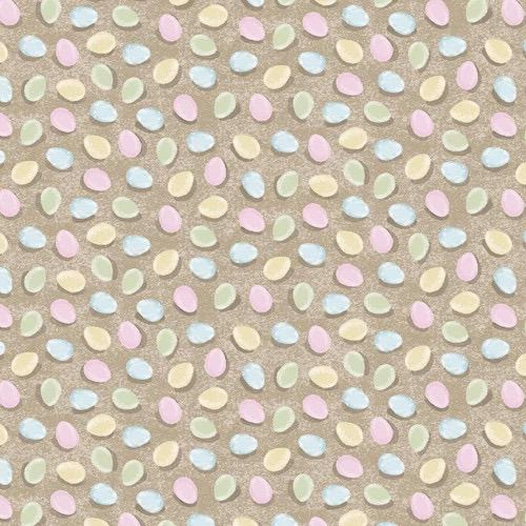 Bella Bunnies By Studio E Fabrics 804139 Oat Bella Bunnies Tossed Eggs bella-bunnies-by-studio-e-fabrics-804139-oat-bella-bunnies-tossed-eggs