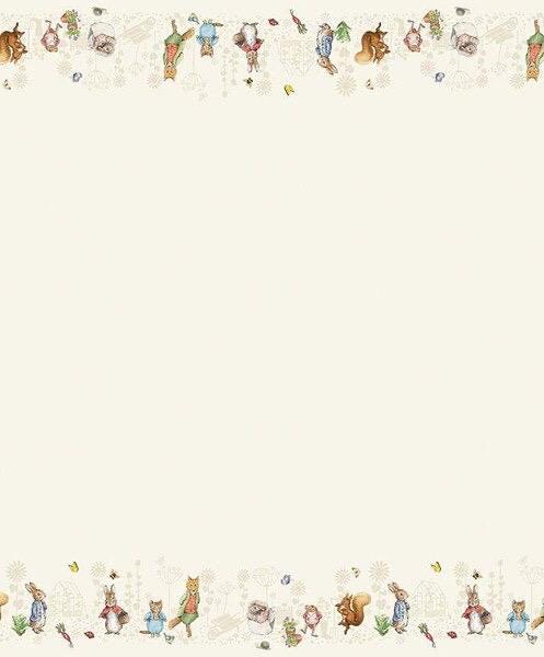 Peter Rabbit & Friends Border Print on Both Edges by Riley Blake ...