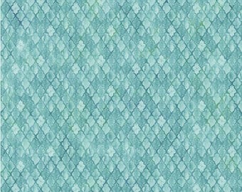Butterfly Fantasy Latice by Jason Yenter for In the Beginning Fabrics. 10BF-1 Teal