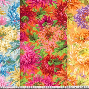 Shaggy by Philip Jacobs for the Kaffe Fassett Collective from Free Spirit  PWPJ072.Grey, PWPJ072.Red, PWPJ072.Yellow