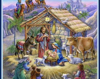 Nativity Scene Panel from MDG. A very sweet depiction of the Nativity.