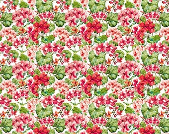 Watercolor Beauty by Jason Yenter from In the Beginning Fabrics. Geranium-red 1GSH 1