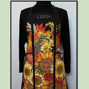 PDF Pattern for a Playing With Panels Apron by J. Minnis Designs. JMD204 Finished size is approximately 25&quot; wide by 30&quot; high